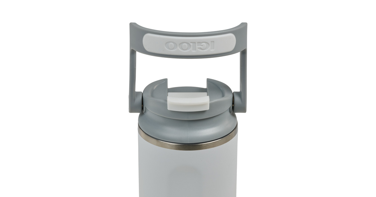 IglooFlip ‘n’ Sip Tumbler 20 oz, 0,59 liter drinkfles  (Wit)