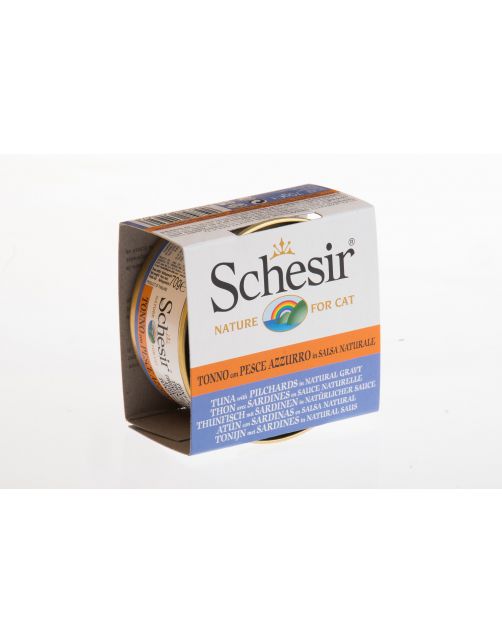 Schesir Kat Blik Natuurlijke Saus 70 g - Kattenvoer