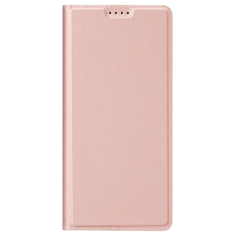 Samsung Galaxy S24 Flip Wallet Cover Leder Tasche - Roségold