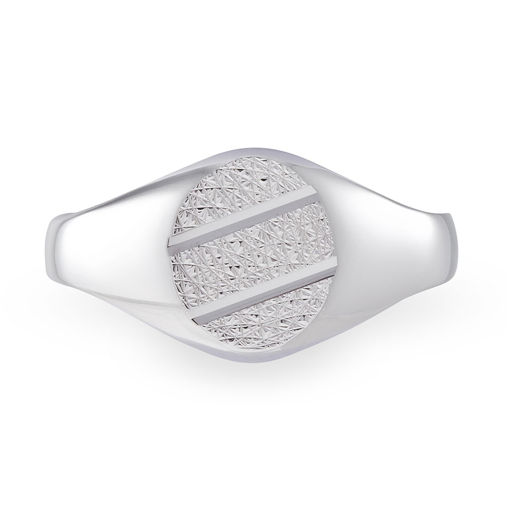 Chevalière Kety Argent Blanc