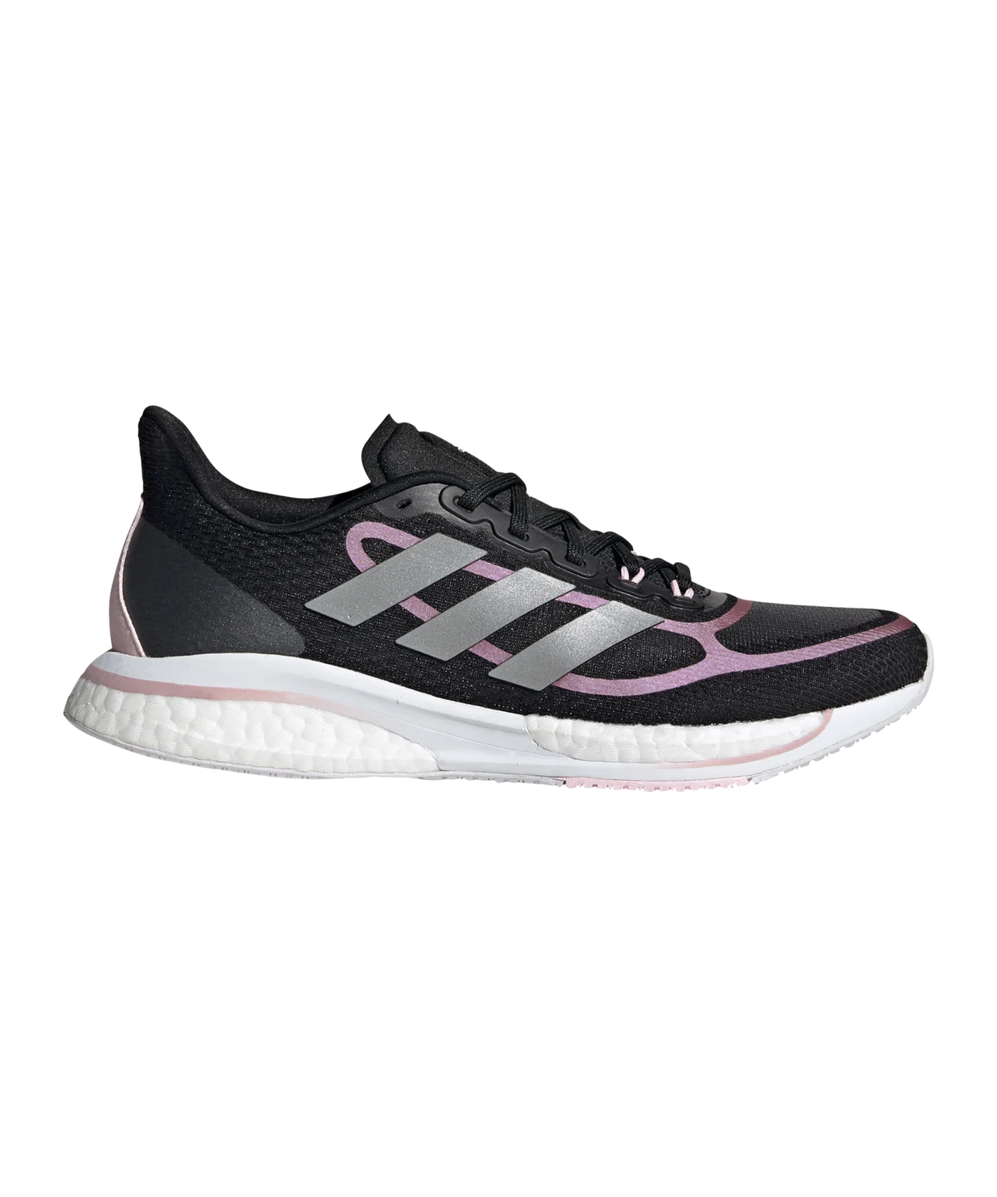 adidas Supernova+ Running Damen Schwarz Silber