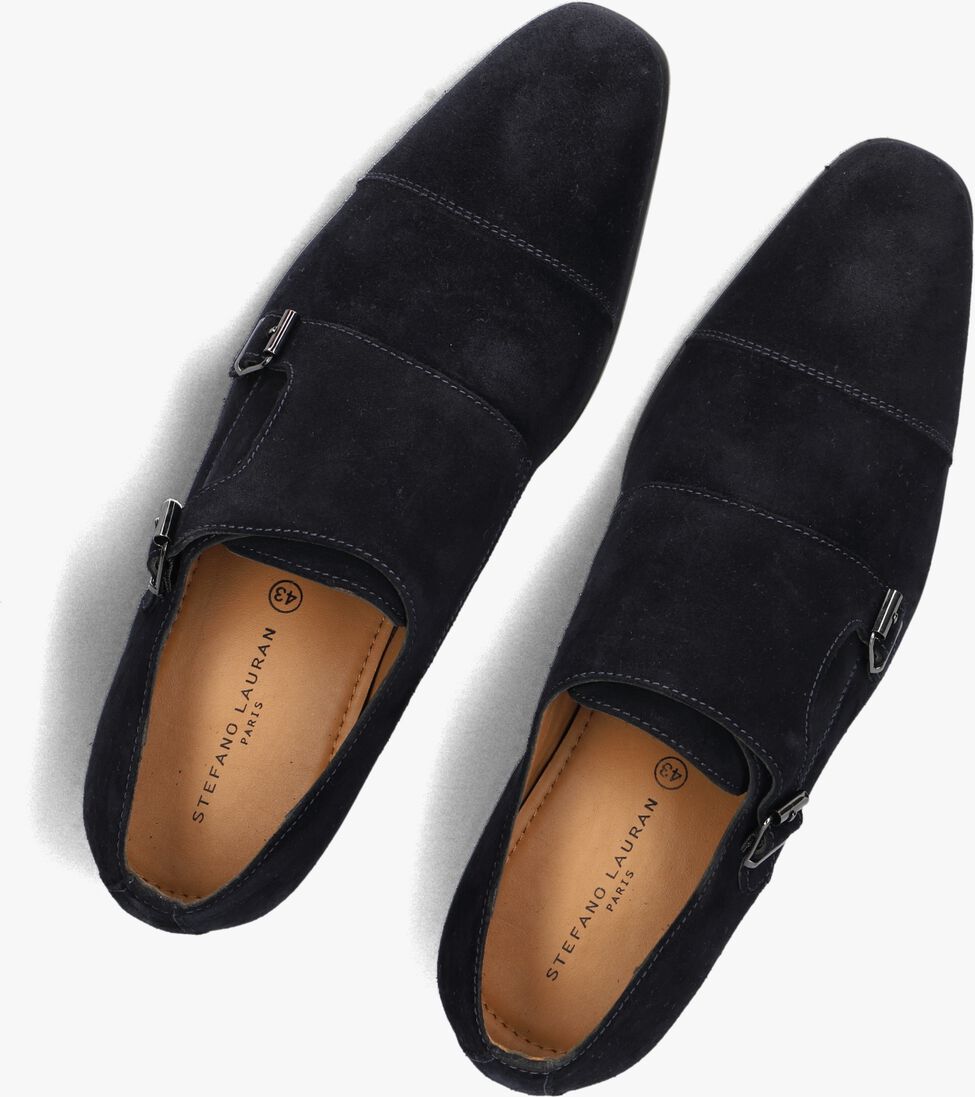 blauwe stefano lauran nette schoenen stefano lauran gesp