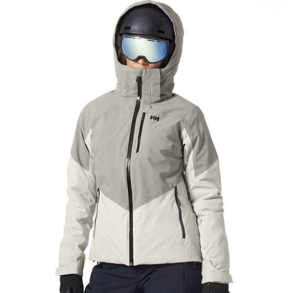 Veste de ski HELLY HANSEN W ALPHELIA JACKET MELLOW GREY