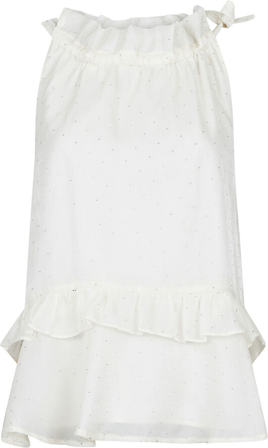 Neo Noir Margy Bedazzled Top Creme