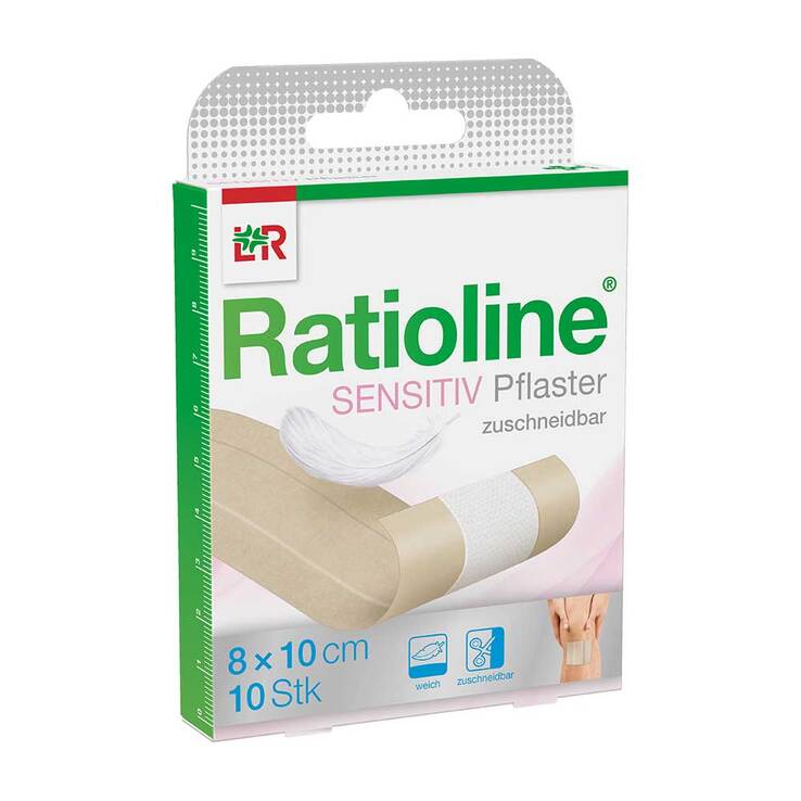 Ratioline® SENSITIV Pflaster 8 cm x 1 m, 1 St