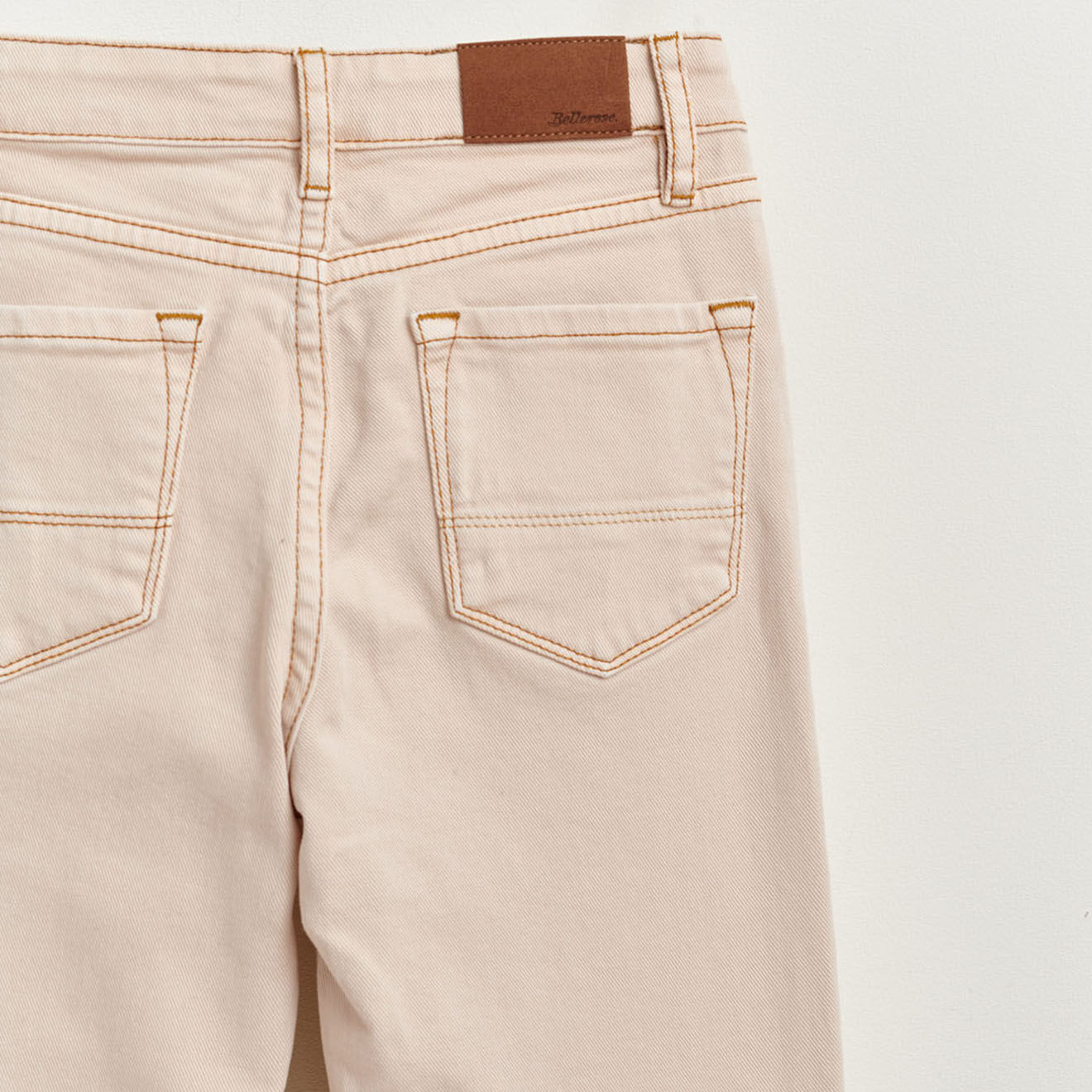 Bellerose Jean regular Pinata en Coton beige