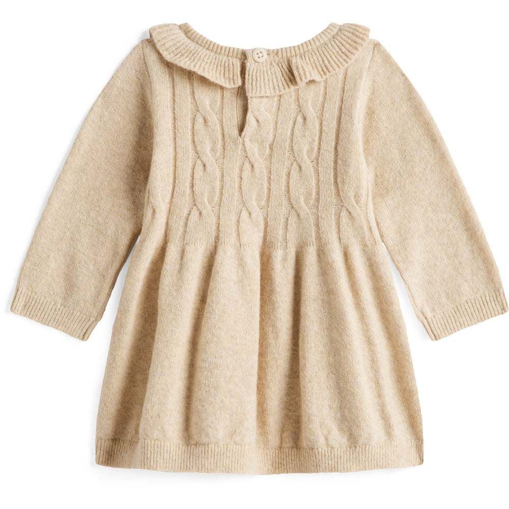 Køb Tommy Hilfiger Malted Milk Heather Cable Sweater Kjole Ls