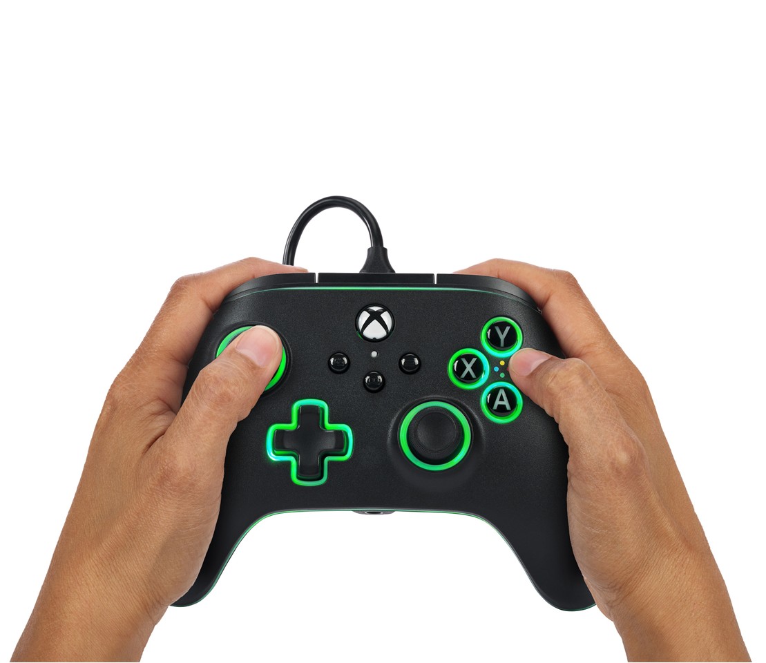 PowerA Advantage Wired Controller - Xbox Series X/S -m/ Lumectra - Black