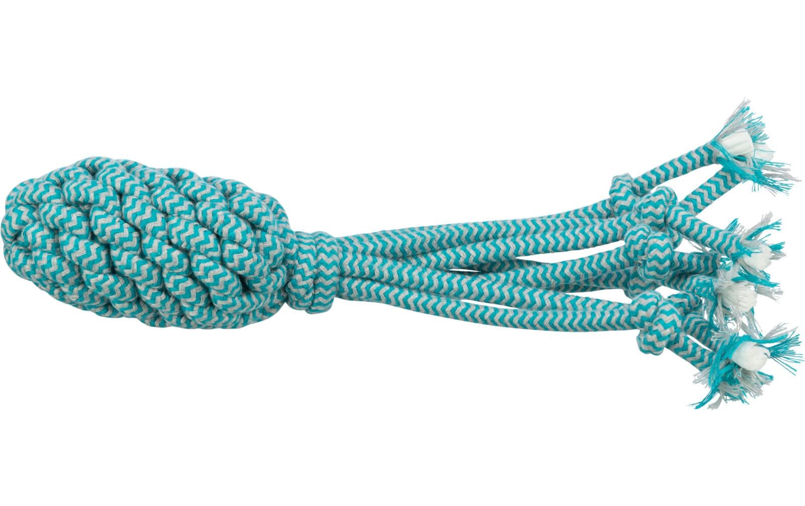 Hunde-Spielzeug Tau-Oktopus, 35 cm, BlauHundespielzeug