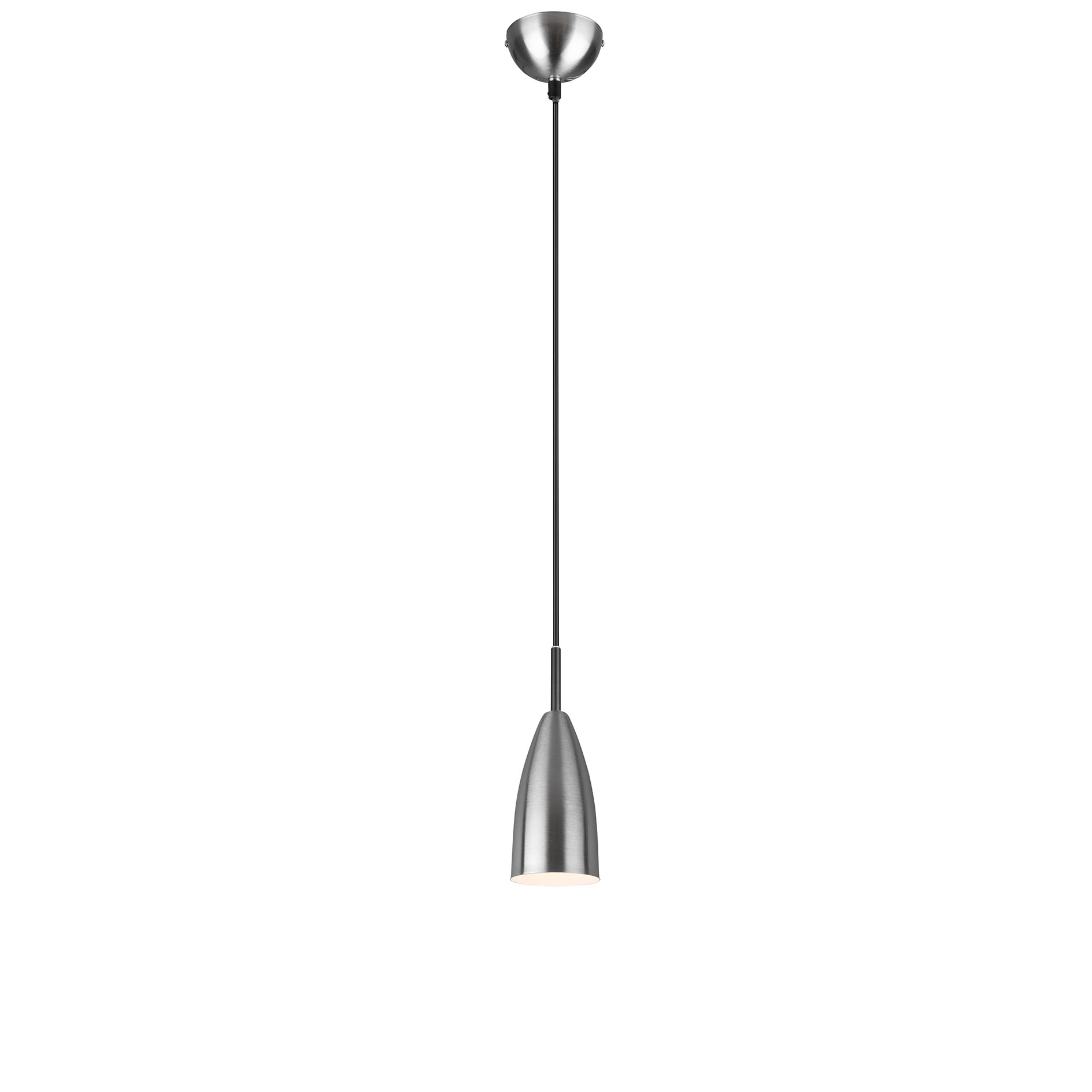 Pendelleuchte - Nickel matt - 150 cm