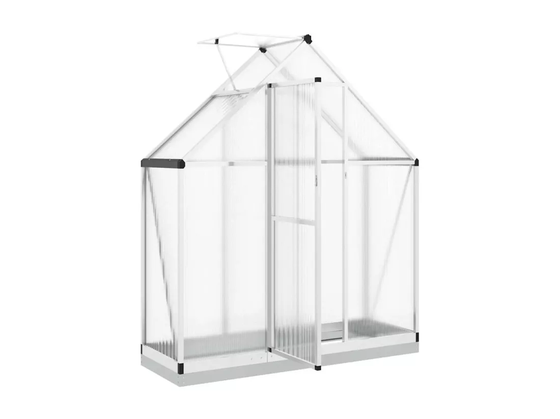 Serre tente abri plante aluminium argenté 169 x 58 x 202 cm 02_0044520