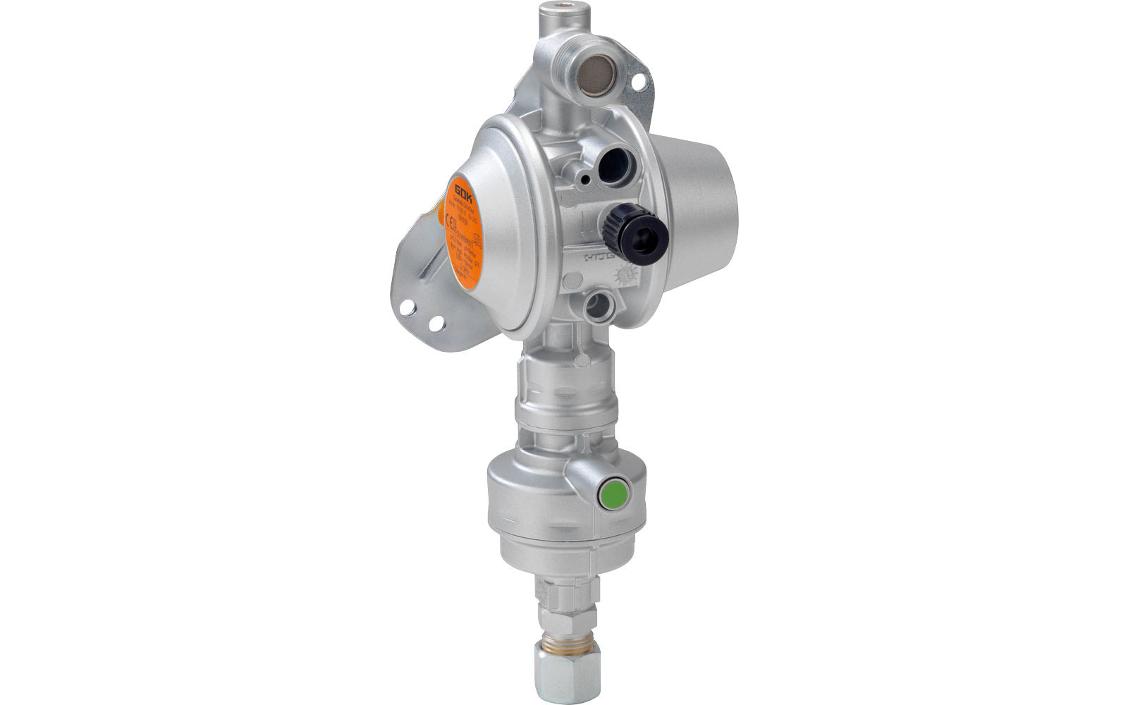 GOK Caramatic DriveOne Sicherheits-Gasdruckregler Horizontal 30 mbar