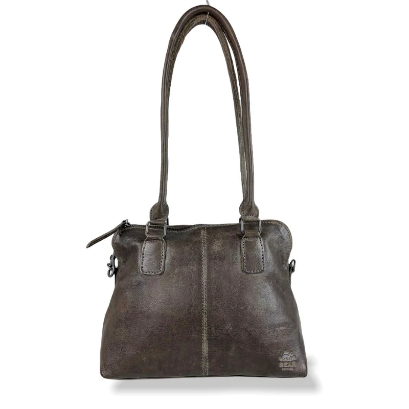 Bear Design Callisto Pelle Hand/ Schoudertas Petra Dark Grey CP1792
