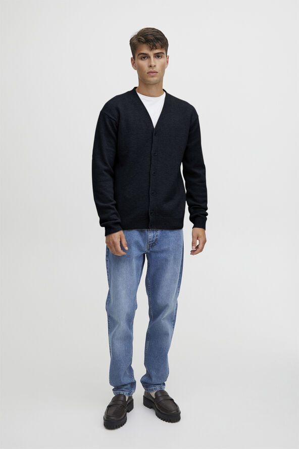 Casual Friday CFKARL lambswool cardigan Anthracite black