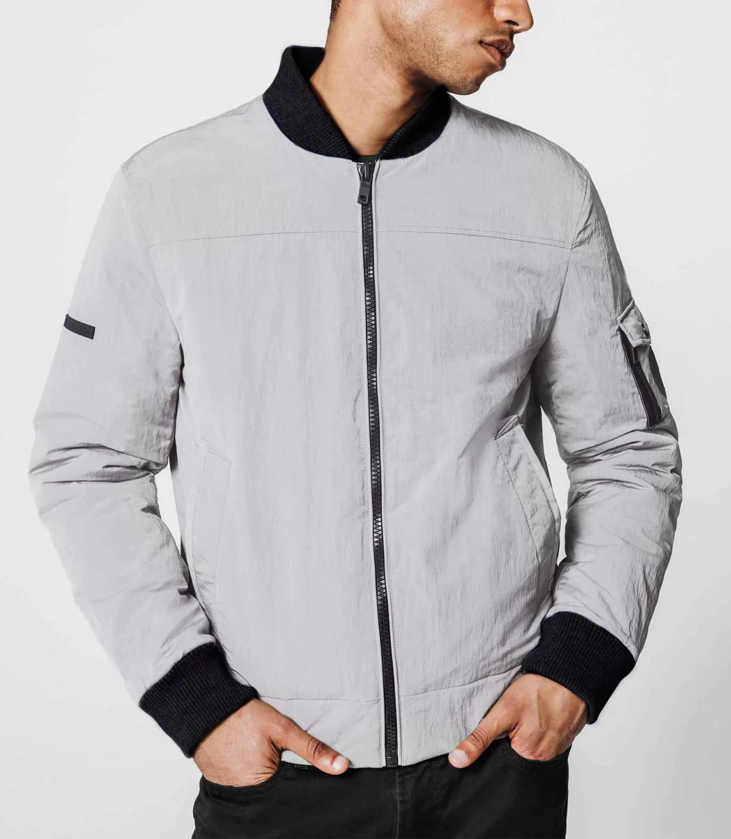 Blouson léger gris