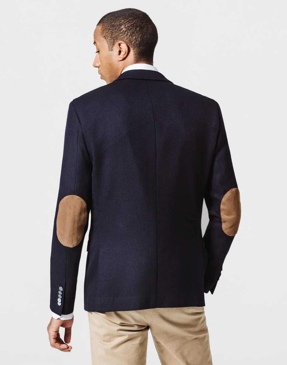 Veste Casual Navy Maille