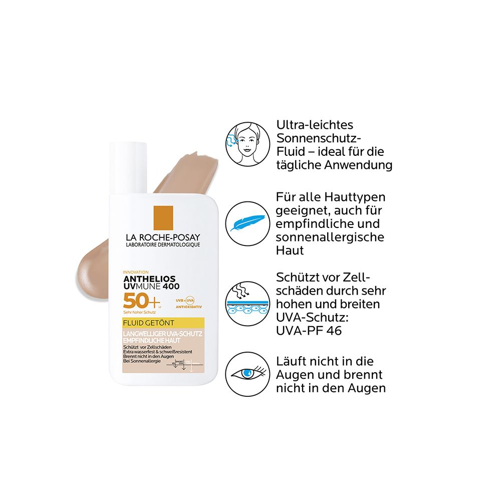 La Roche Posay Anthelios Invisible Fluid Getönt UVMune 400 LSF 50+