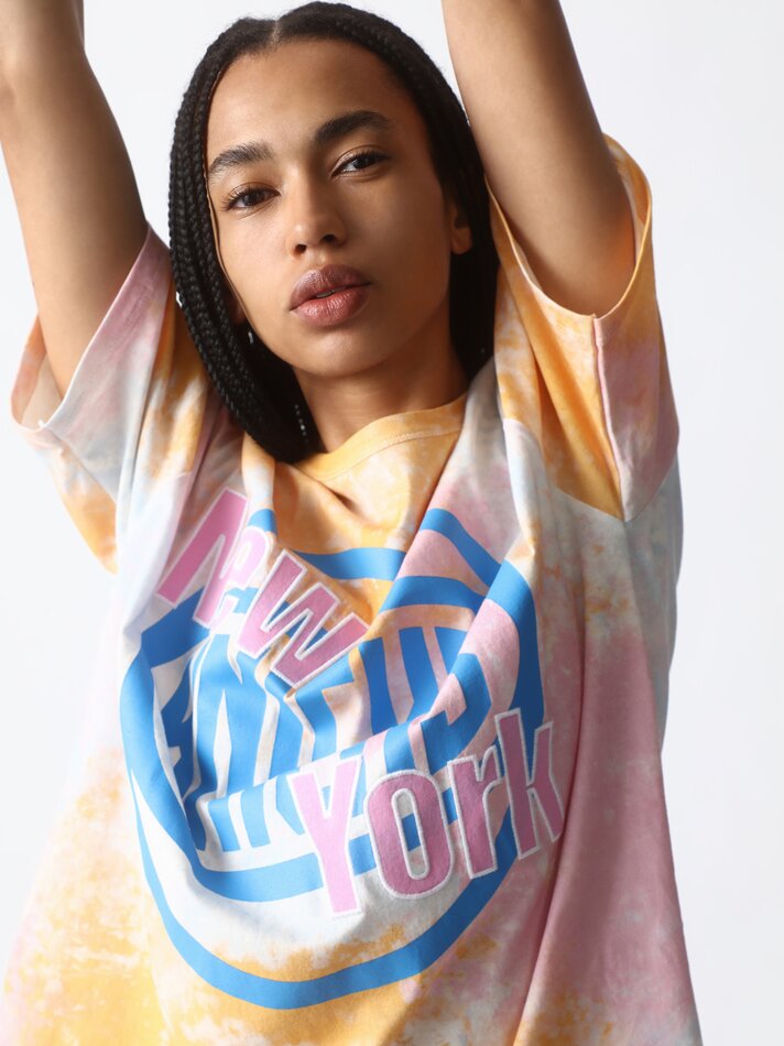 Camisa tie-dye do New York Knicks da NBA - tamanho único