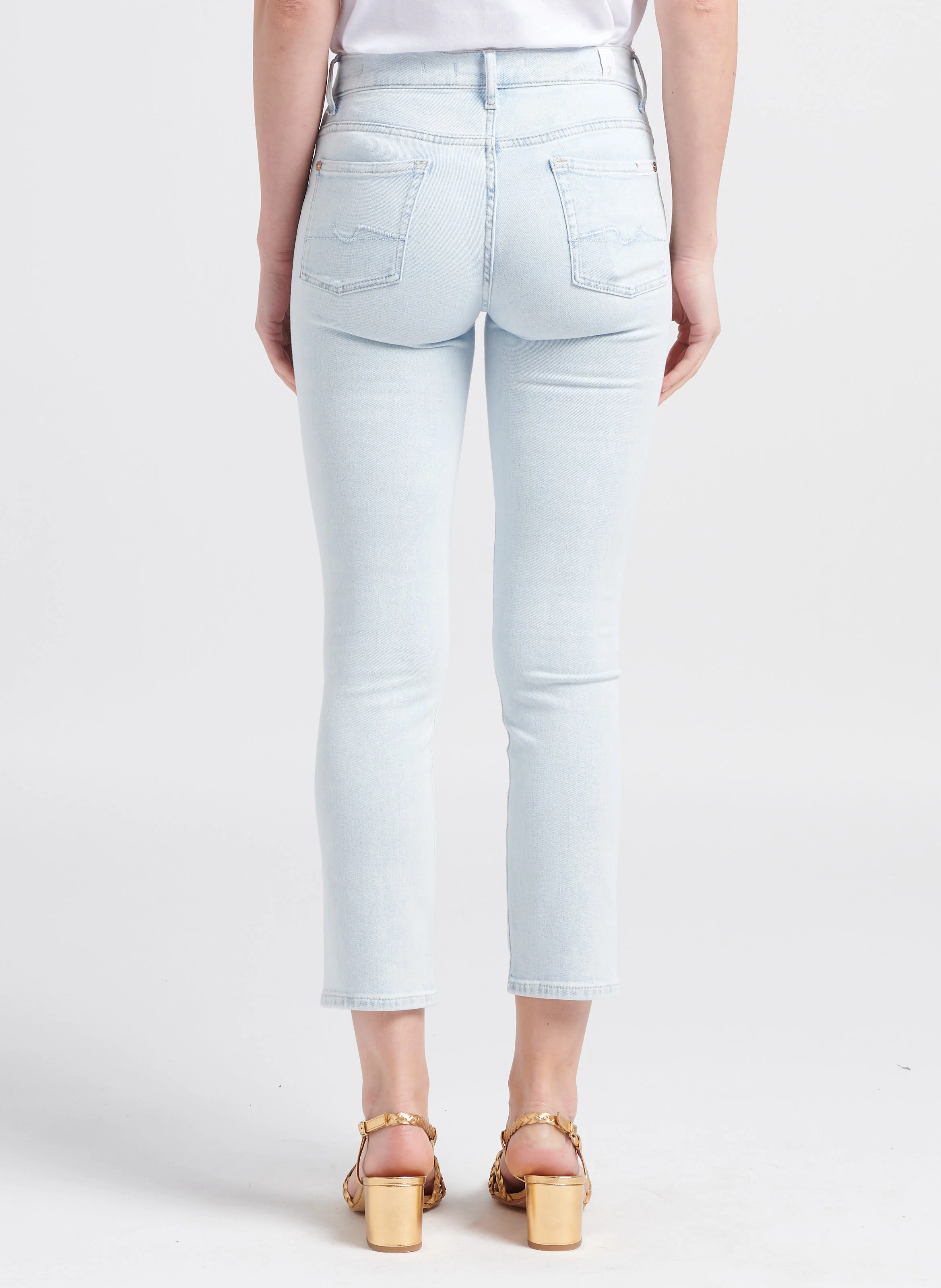 ROXANNE SUMMERTIME - Jean slim en coton mélangé| Bleu