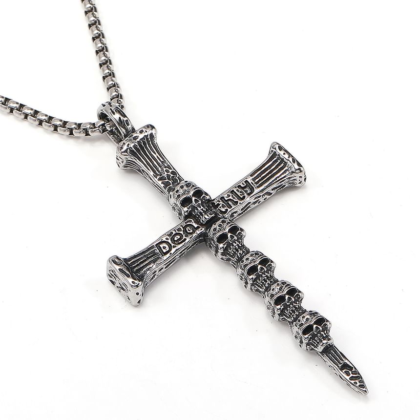Sigil - Schedelkruis ketting / bedel