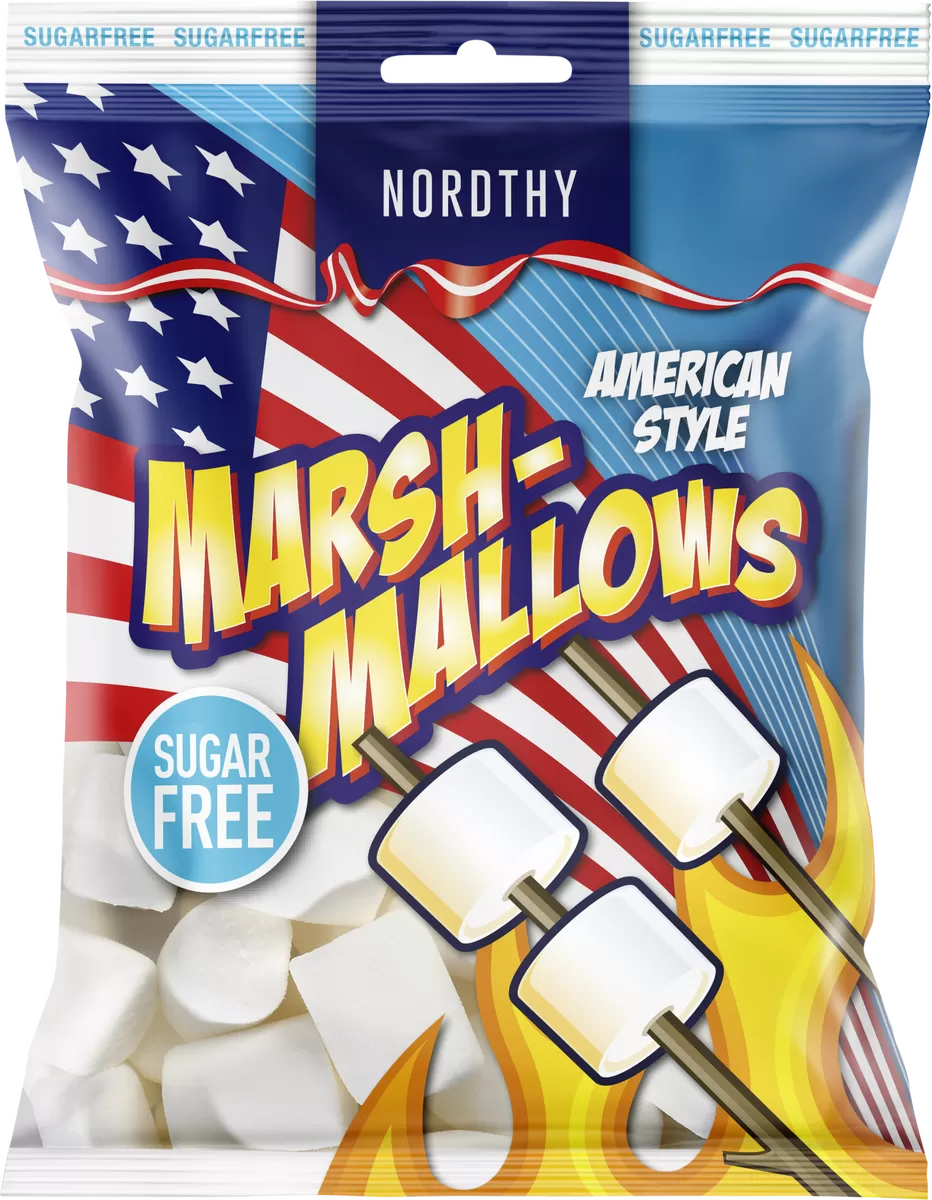 Nordthy Sukkerfri Marshmallows - 100 g