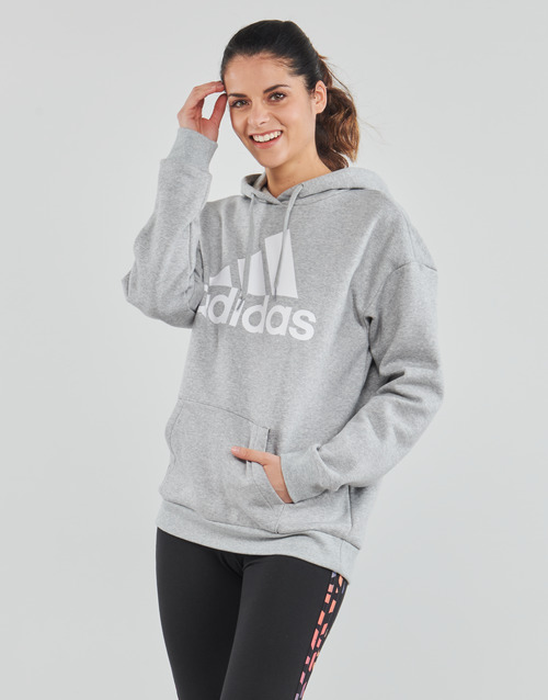 Adidas Sportswear - BL OV HOODED SWEAT - medium grey heather
