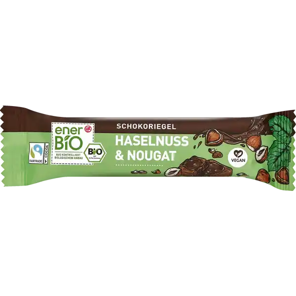 Schokoriegel Haselnuss & Nougat