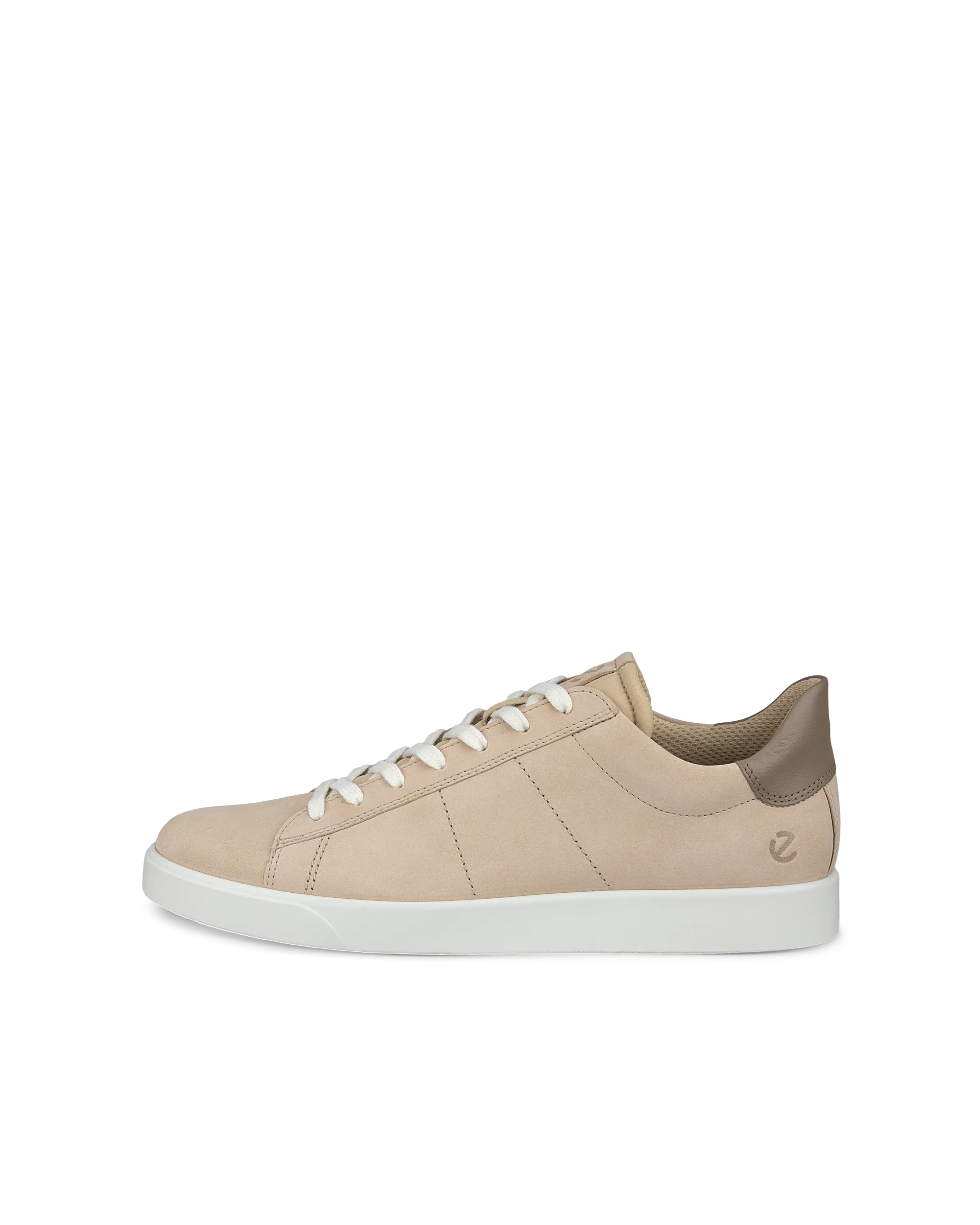 ECCO STREET LITE M Herren Sneaker aus Nubukleder Beige