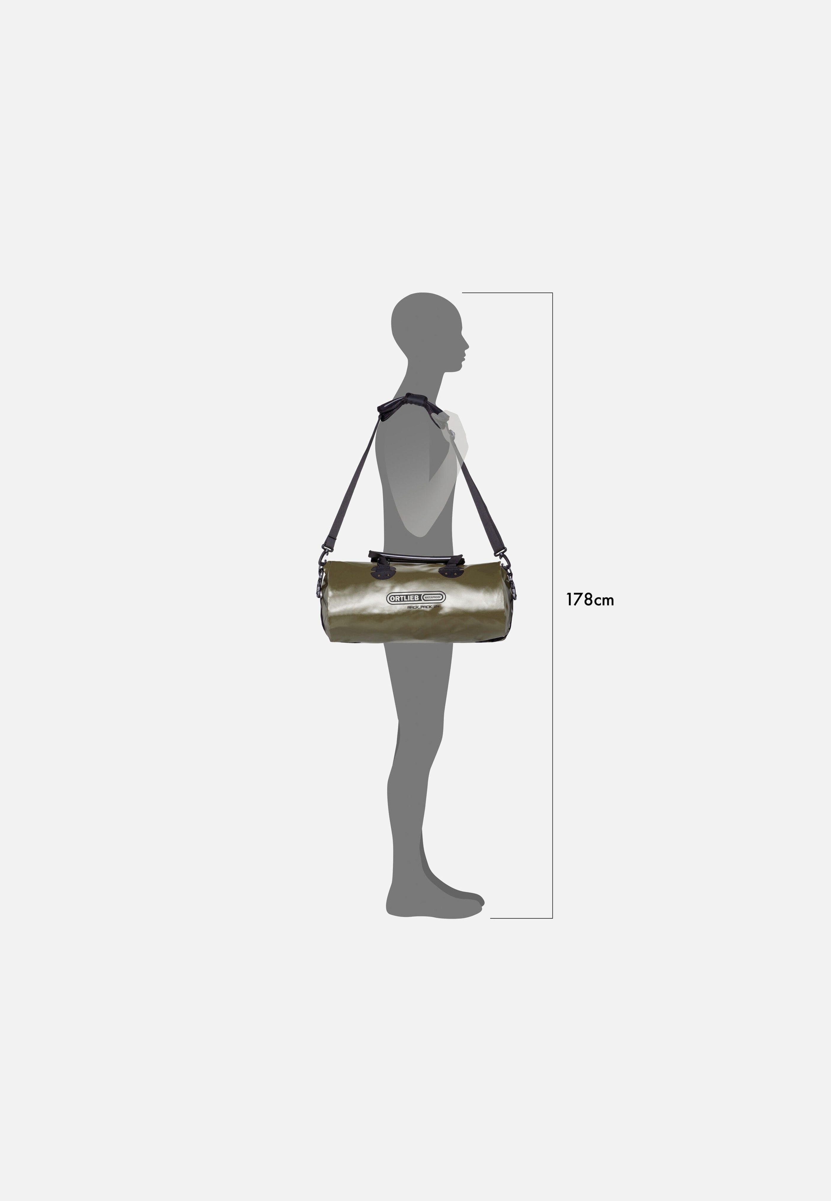 Rack-Pack 24L Olive - Dufflebag