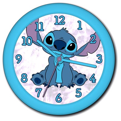 Disney Lilo and Stitch Veggklokke, Blå