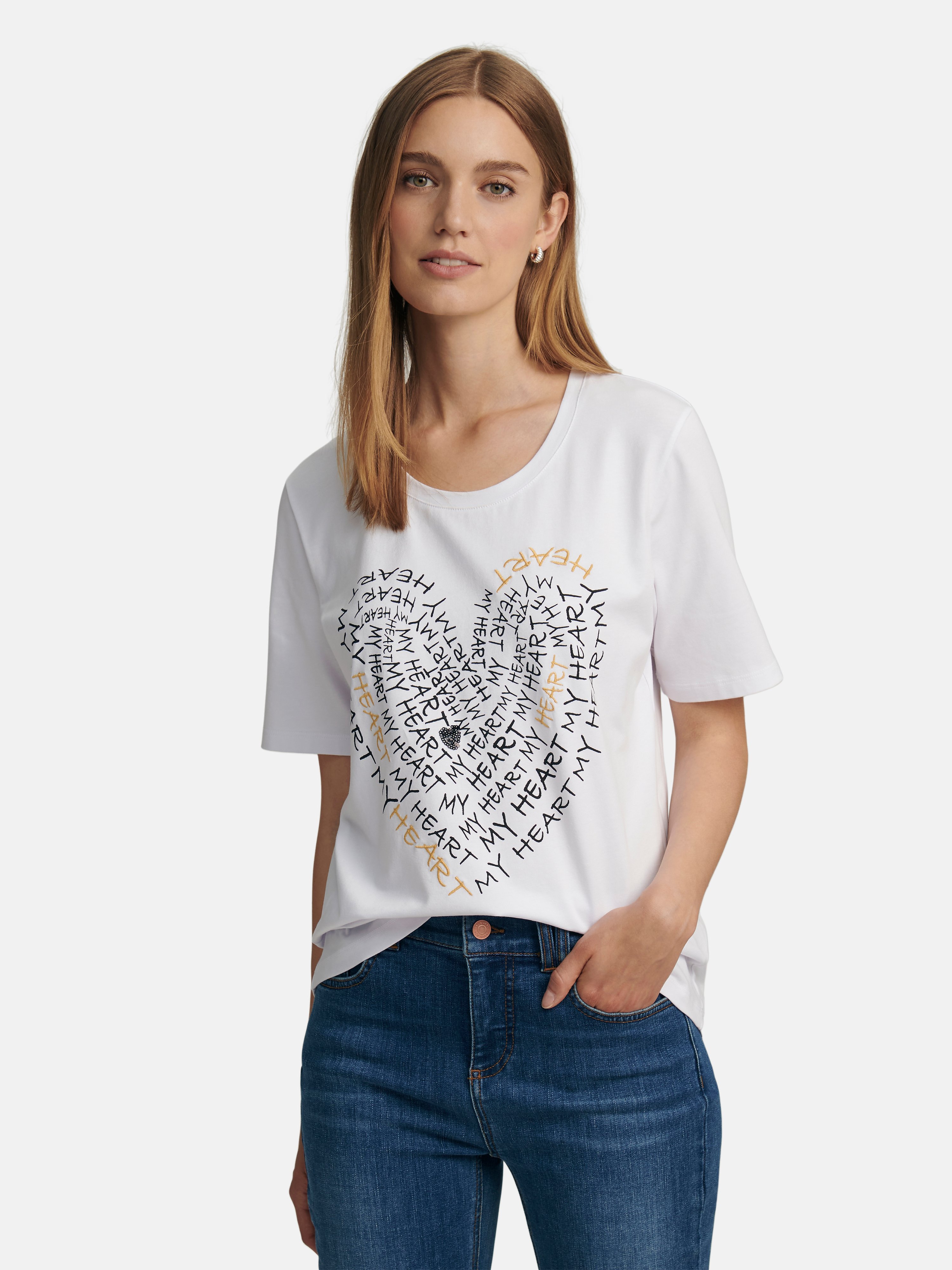 Rundhals-Shirt