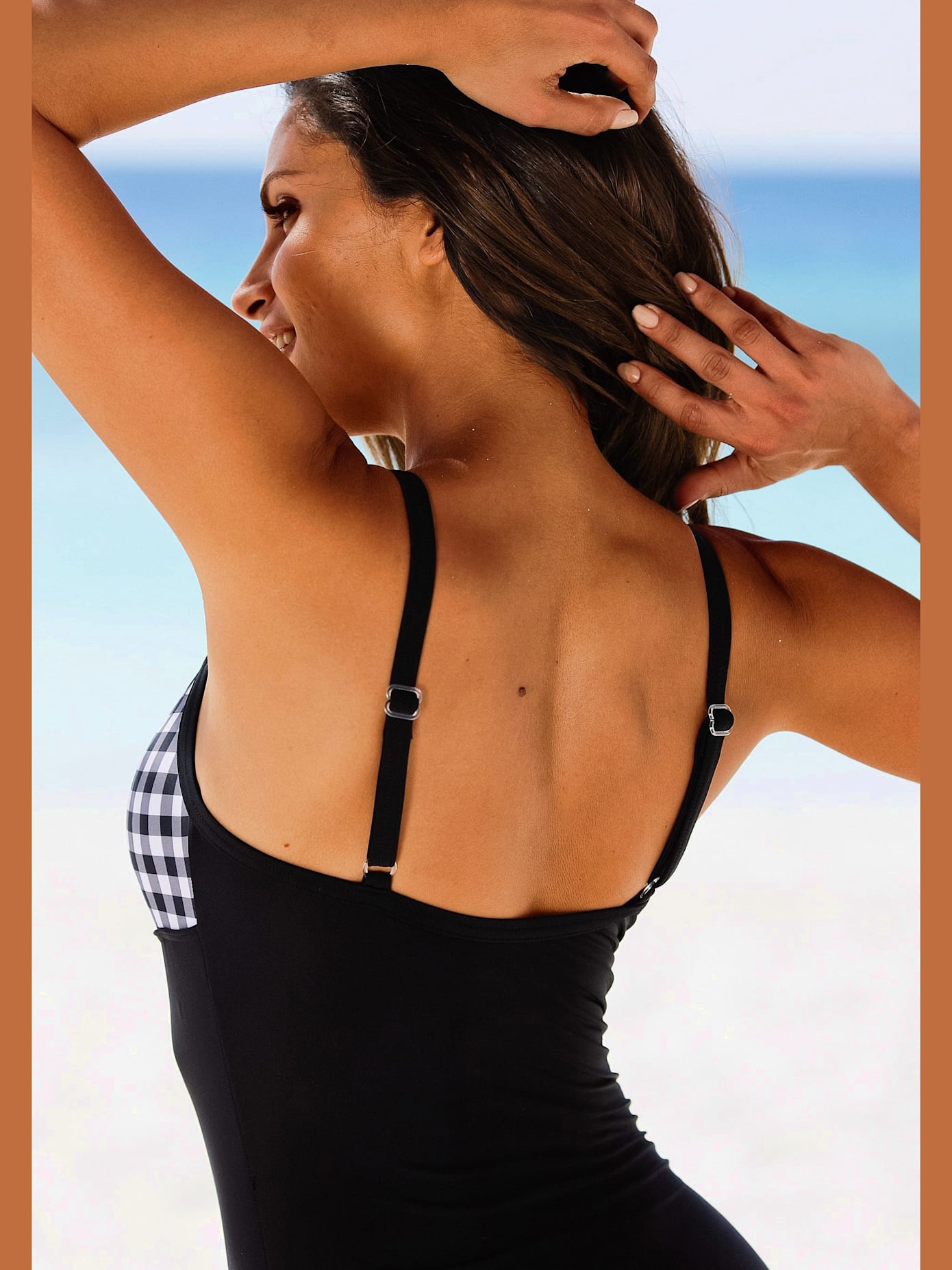 Maillot de bain avec gaine devant