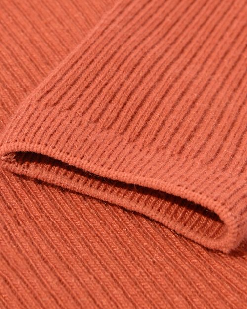 chaussettes femmes à côte - 1 paire orange