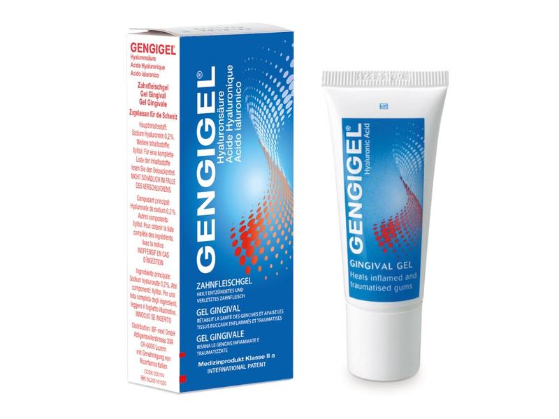 Gengigel Hyaluronsäure Gel 20 ml Wirksame, heilende Kombination für gesundes Zahnfleisch