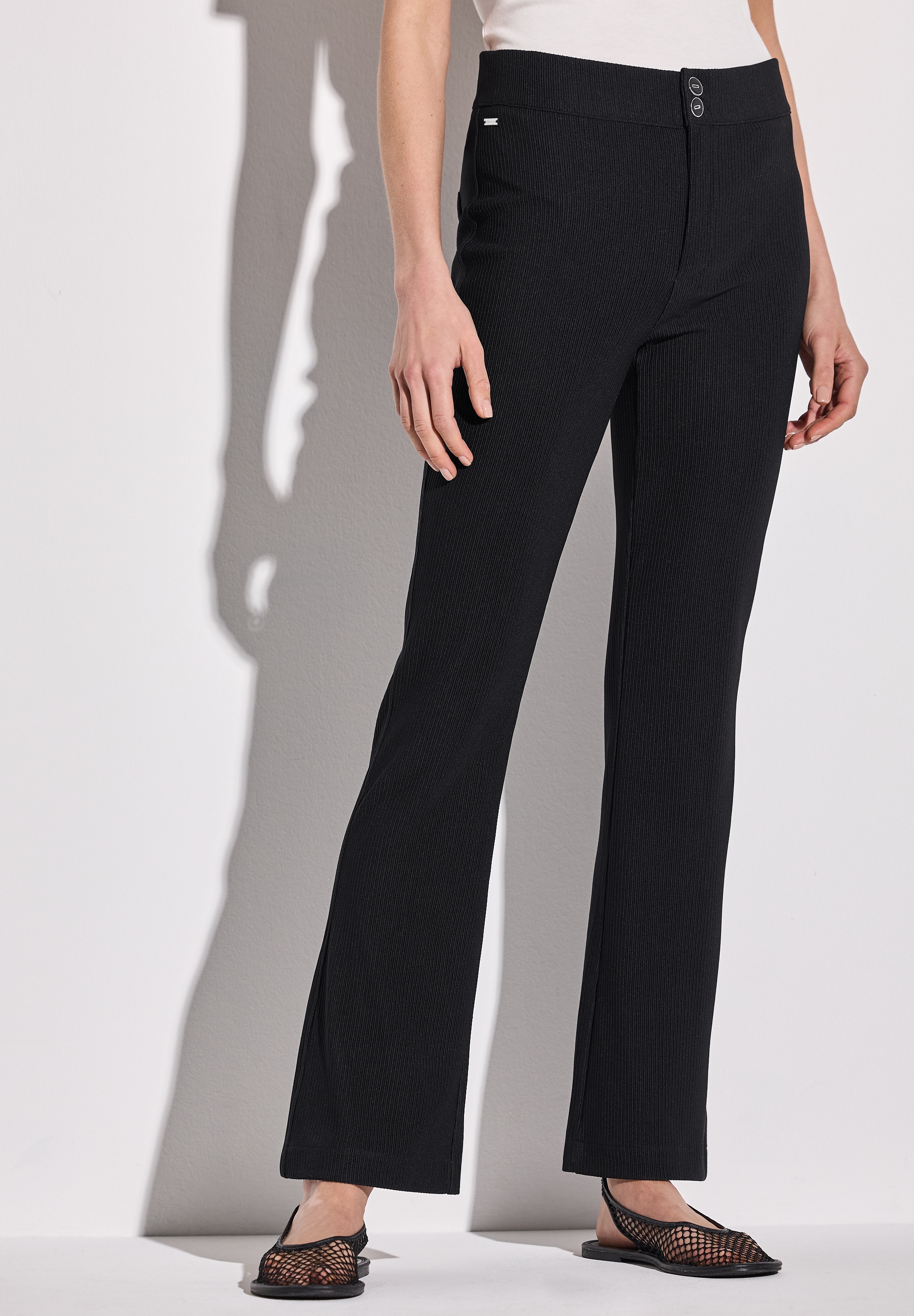 STREET ONE Bootcuthose »Style HOPE«  im Skinny Fit und mit Struktur-Optik