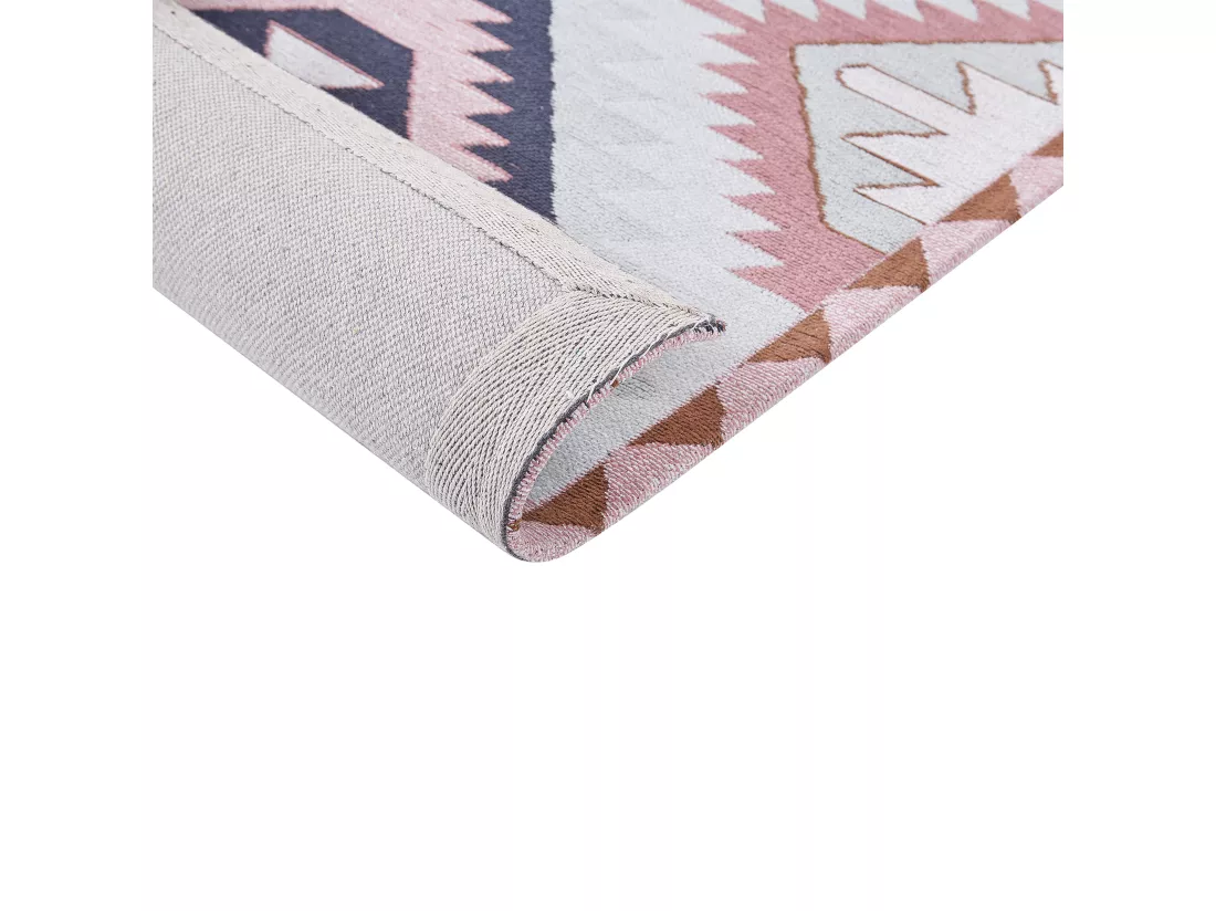 Tapis multicolore en coton 80 x 300 cm BESLER