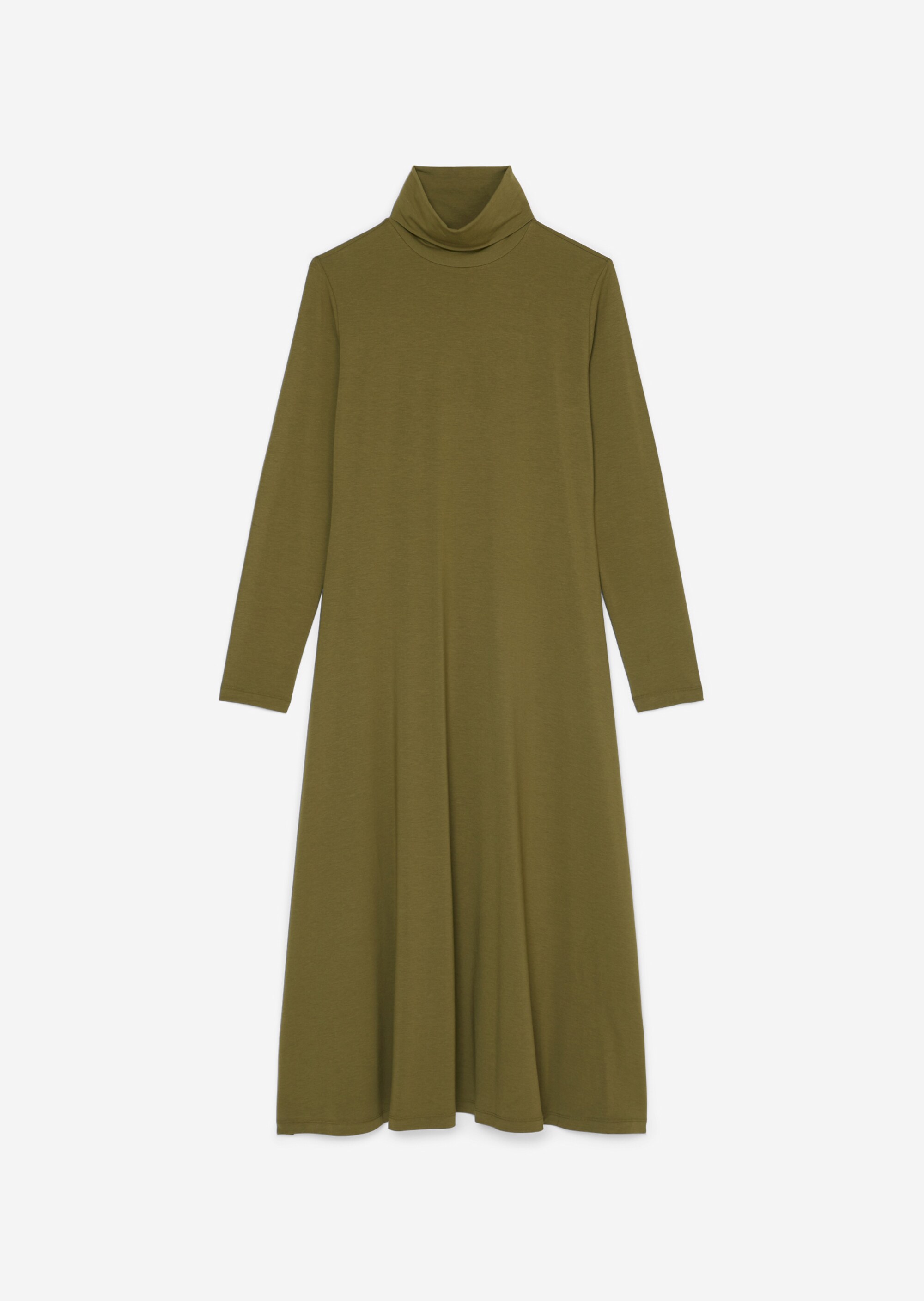 Jersey-Rollkragenkleid fitted mit TENCEL™ Modal