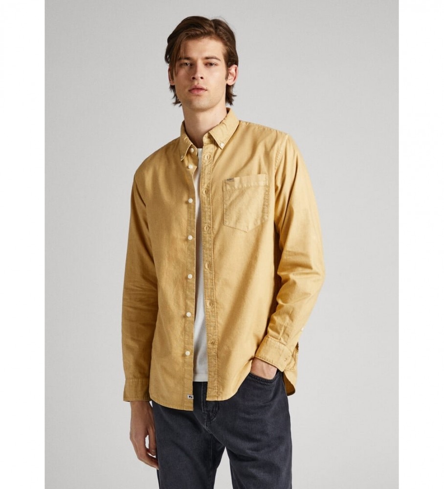 Camisa amarela Pepe Jeans Fabio
