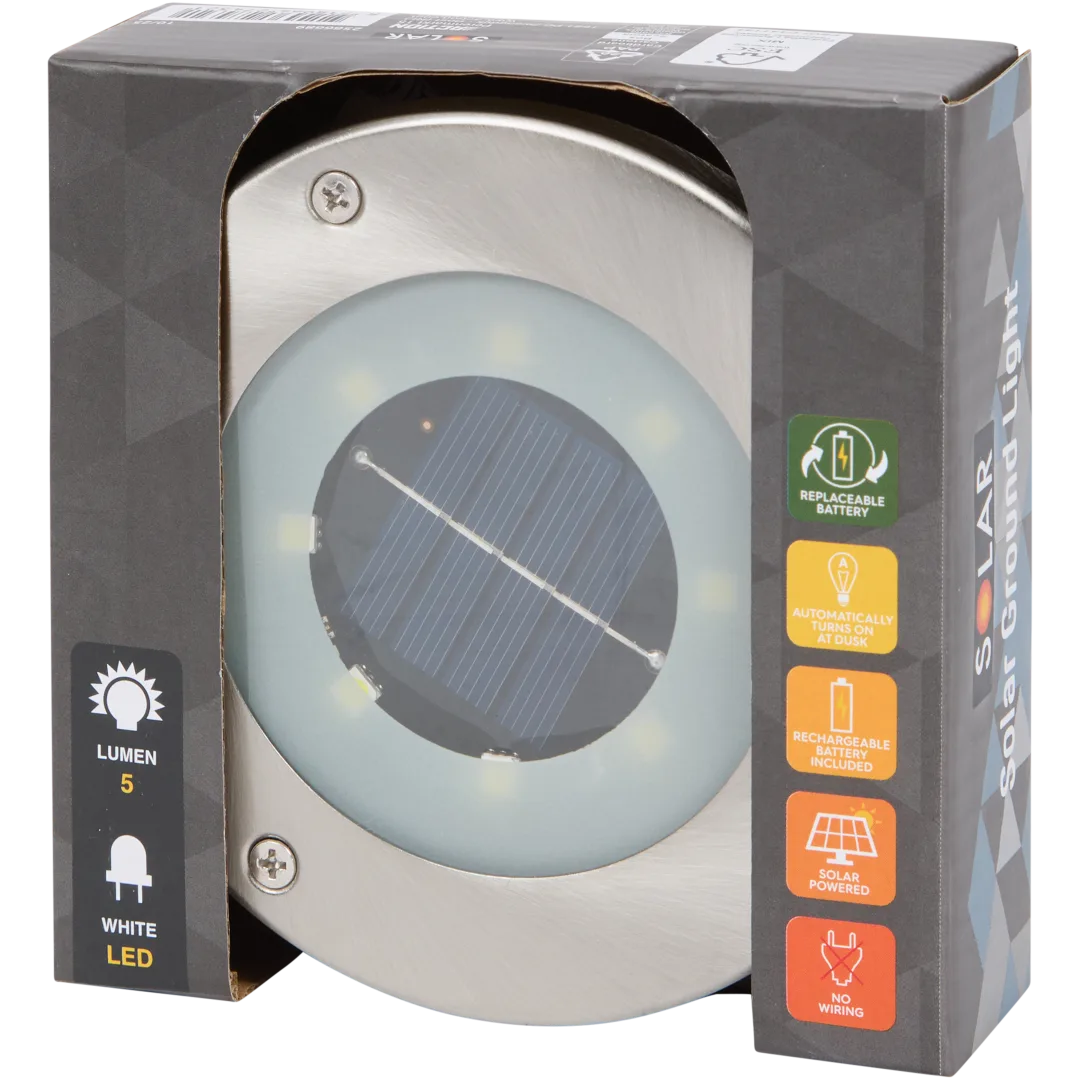 Spot encastrable au sol solaire Solar