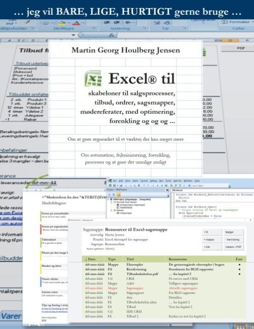Excel Til Skabeloner - Martin Jensen - Bog