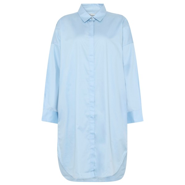 KnowledgeCotton Apparel - Women's Organic Cotton Satin Shirt Dress - Chemise