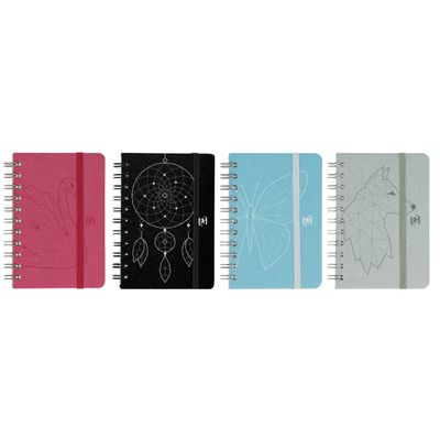 Agenda à spirale Oxford So chic - 1 jour par page - 12 x 18 cm - différents modèles disponibles - Hamelin