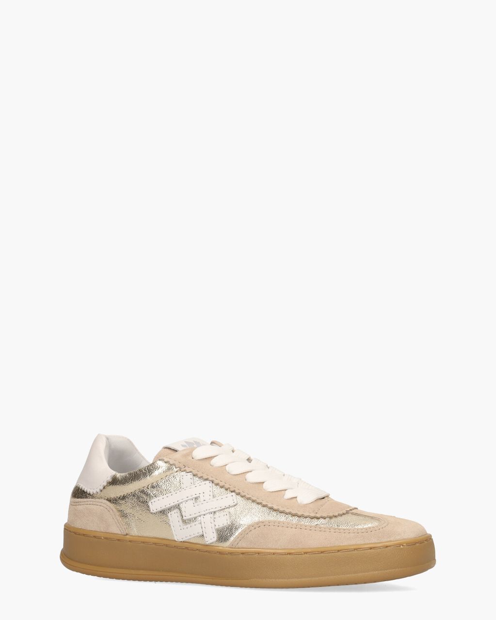 Si Willeke Goud/Beige Damessneakers