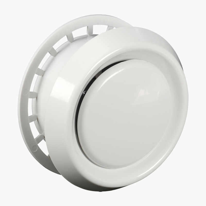 Avtrekksventil med flens, 125 mm