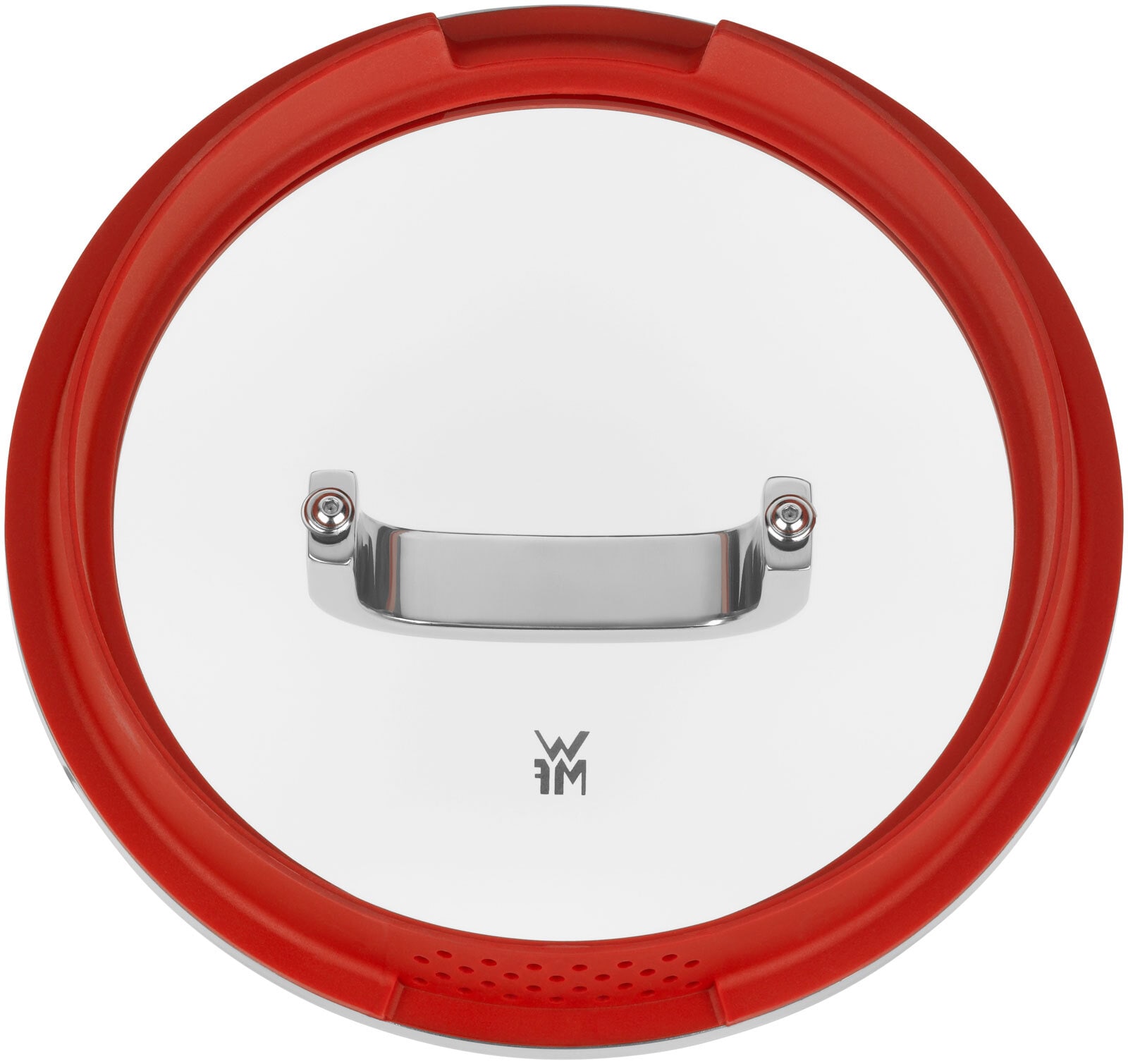 WMF Kochtopf-Set FUSIONTEC FUNCTIONAL 3-teilig mit Glasdeckel schwarz/rot