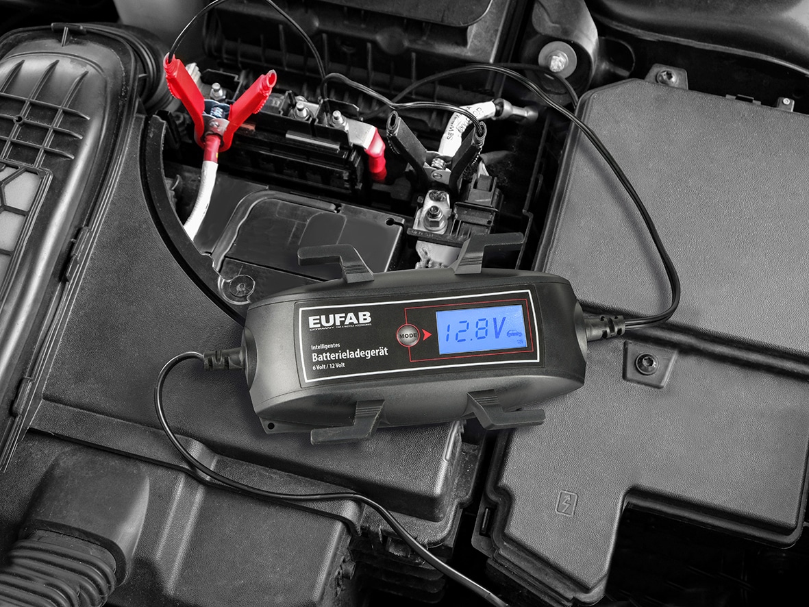 EUFAB Batterie-Ladegerät 4.000 6/12 V