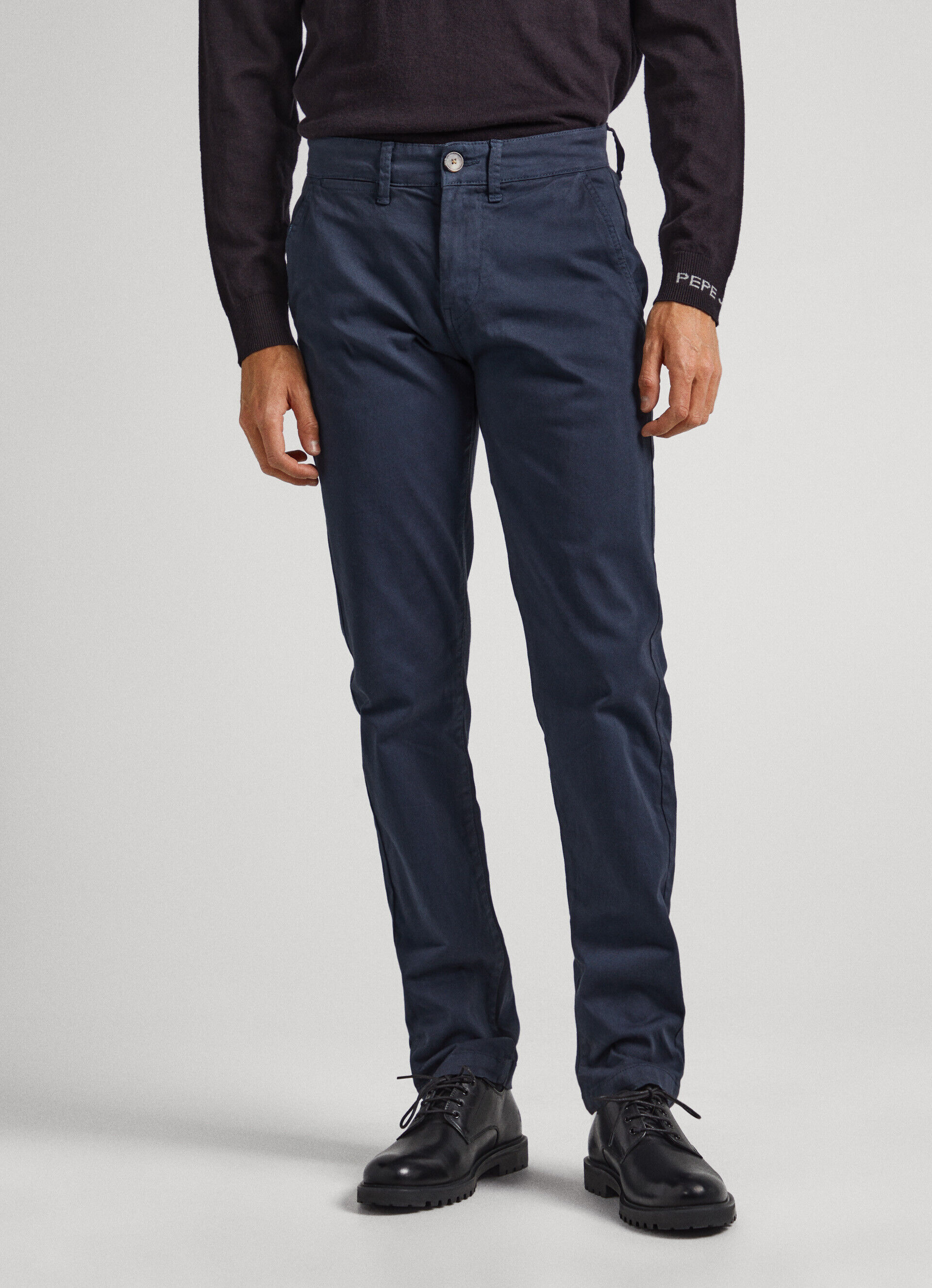 Calça chino Slim Charly - azul dulwich