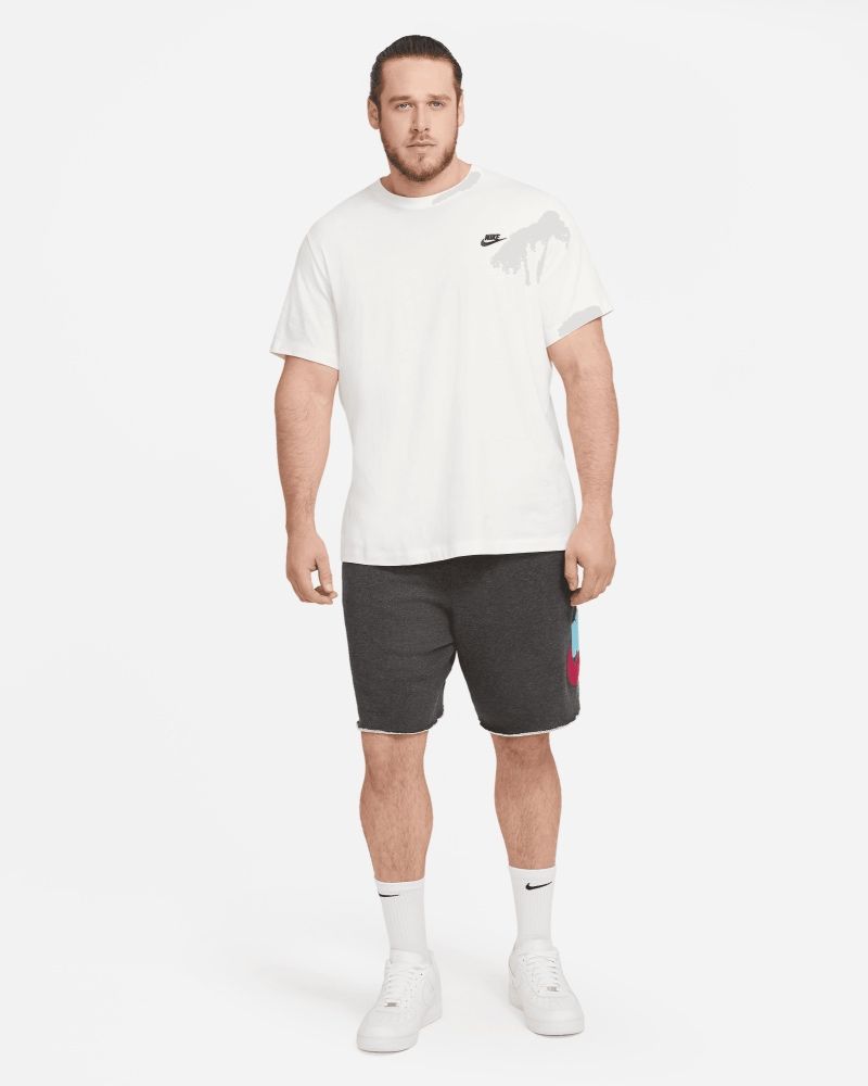 T-shirt Nike Sportswear Club Blanc Cassé pour homme