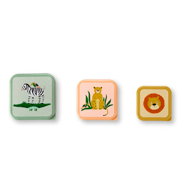 Blokker 3-in-1 snackbox safari
