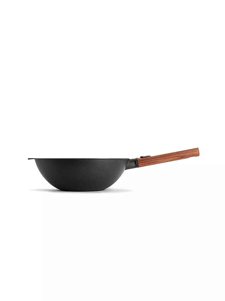 WOLL Wokpfanne mit Holzgriff 28cm ECO-LOGIC Antihaft schwarz